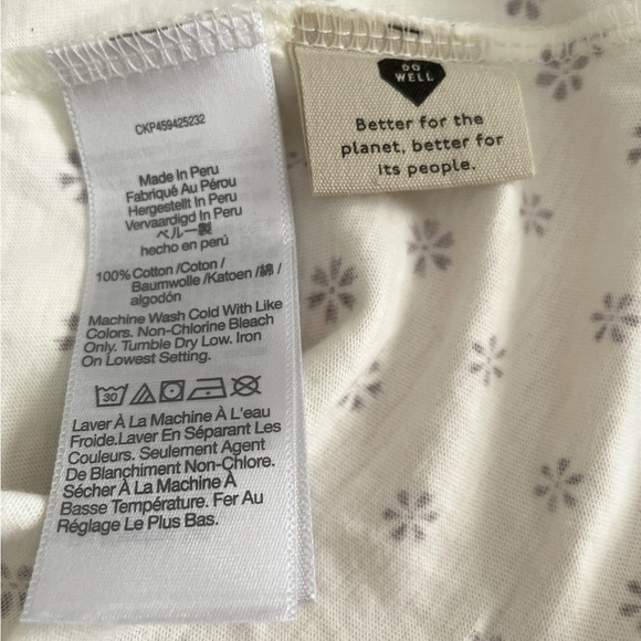 NWT Madewell Cream Sleeveless Relaxed Tank Top - Picture 4 of 4